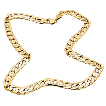 9ct gold 58.4g 20 inch curb Chain